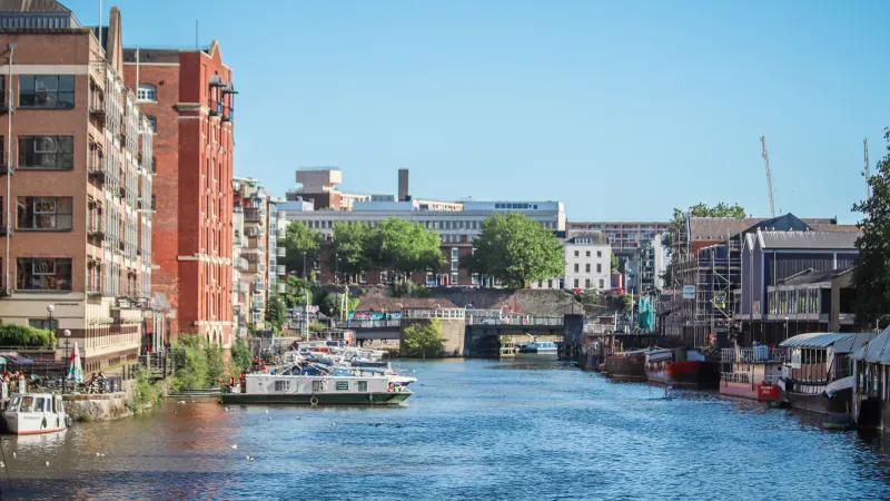 Uitzicht op Bristol, Verenigd Koninkrijk