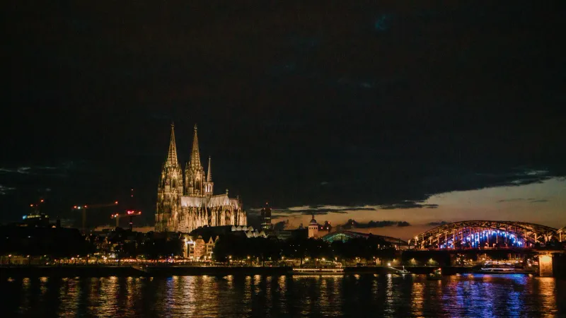Blick auf Köln, Deutschland