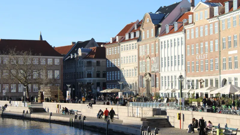Uitzicht op Kopenhagen, Denemarken