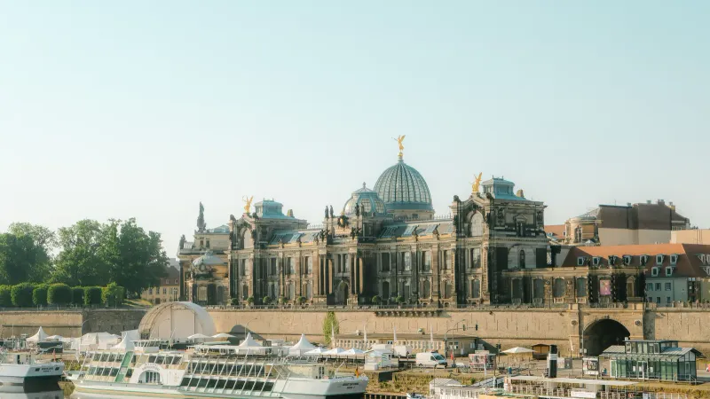 Blick auf Dresden, Deutschland