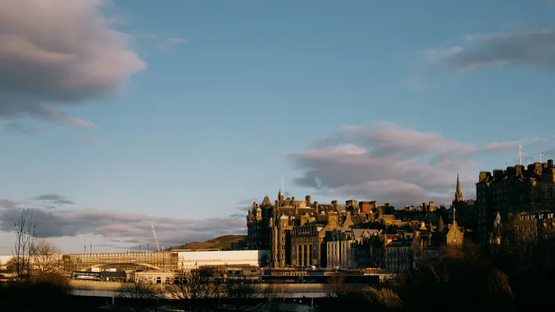 Uitzicht op Edinburgh, Verenigd Koninkrijk