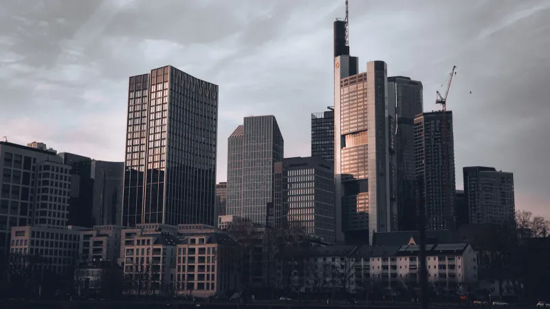 Stadtansicht von Frankfurt, Deutschland