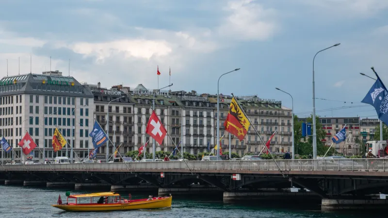 Vue de la ville de Genève, Suisse