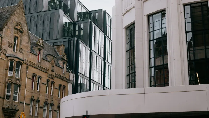 Uitzicht op Glasgow, Verenigd Koninkrijk