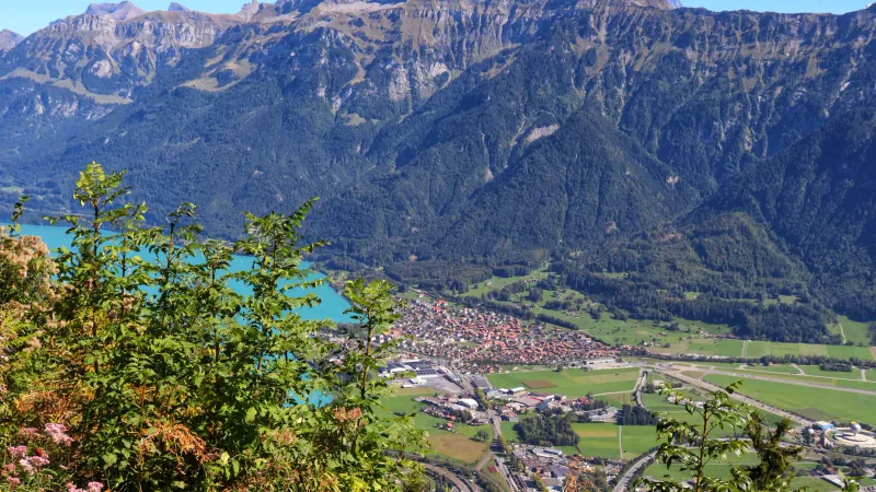 Vue de la ville de Interlaken, Suisse