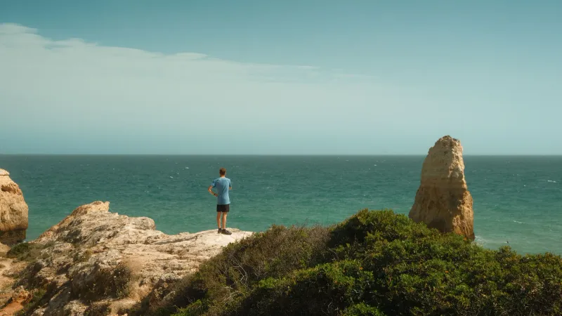 Vue de Lagos, Portugal