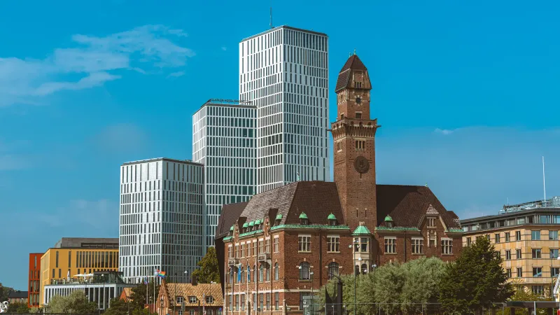Vista de Malmö, Suecia