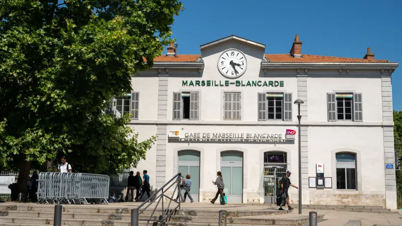 Blick auf Marseille, Frankreich