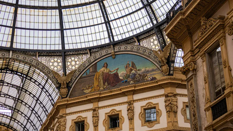 Vue de Milan, Italie
