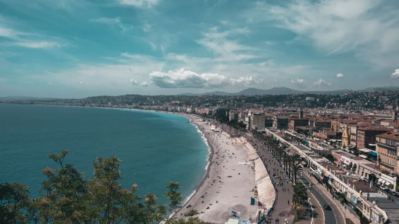 Stadtansicht von Nizza, Frankreich