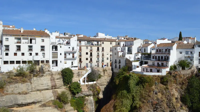 Uitzicht op Ronda, Spanje