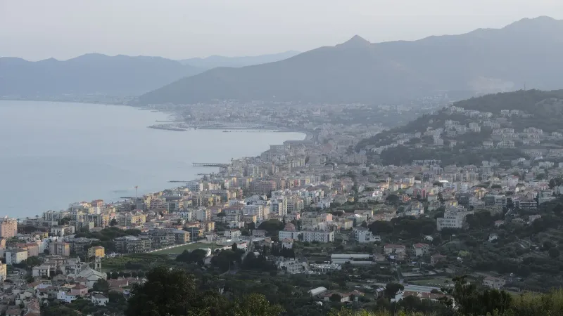 Vue de Salerno, Italie