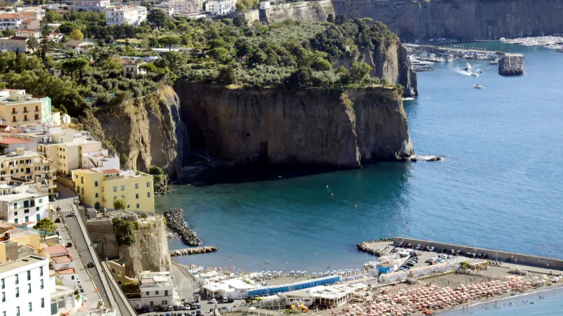 Vue de la ville de Sorrento, Italie