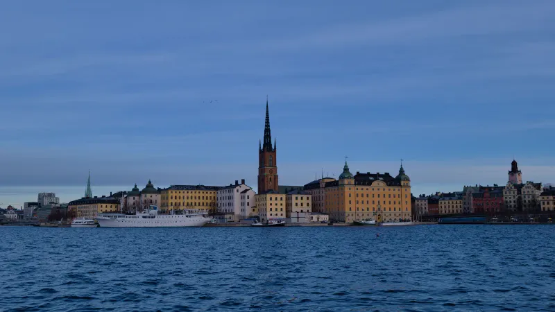 Vista de la ciudad de Stockholm, Suecia