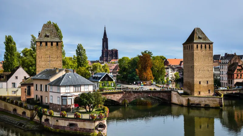 Vista di Strasbourg, Francia