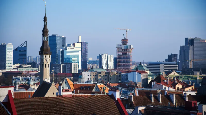 Stadsvy från Tallinn, Estland