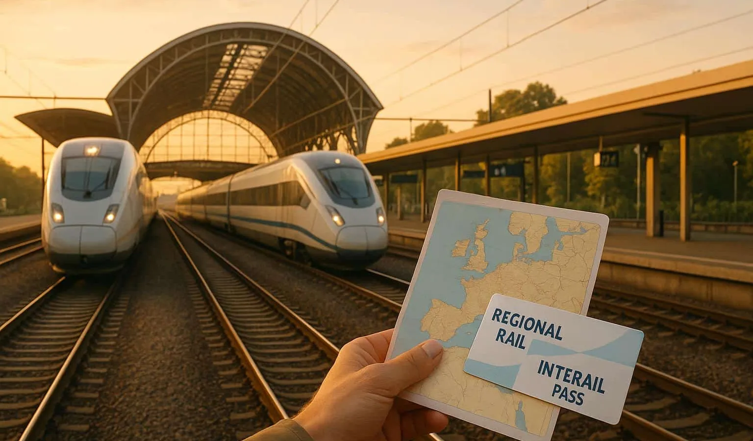 Confronto tra pass ferroviario regionale e Interrail Pass