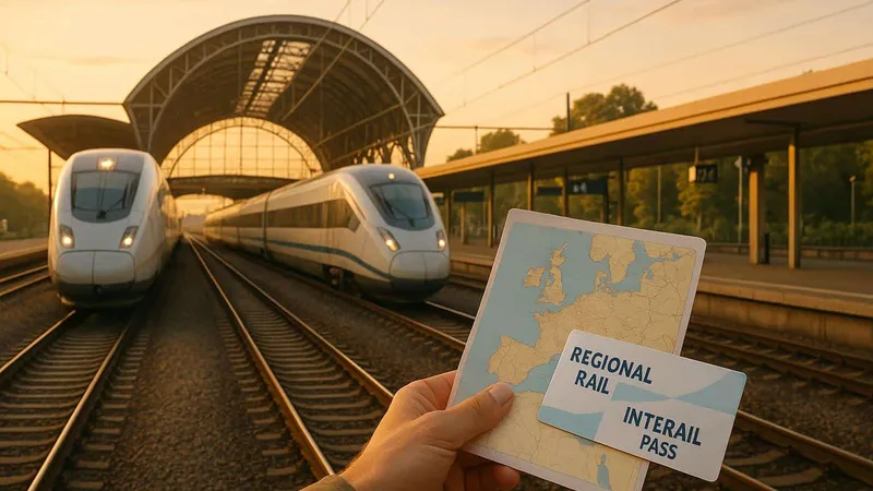Confronto tra pass ferroviario regionale e Interrail Pass