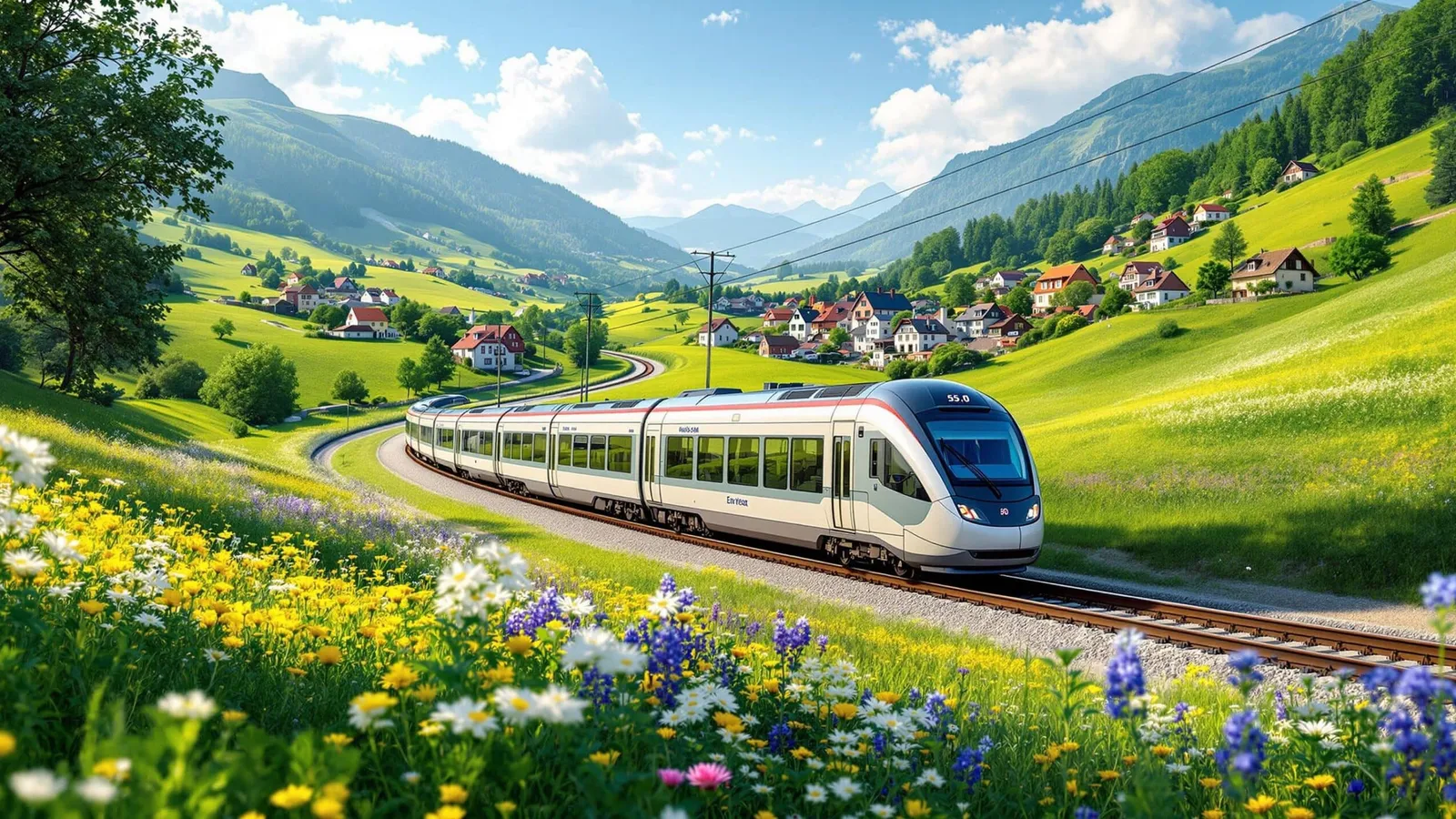Regionalzüge für günstige Reisen in Europa nutzen