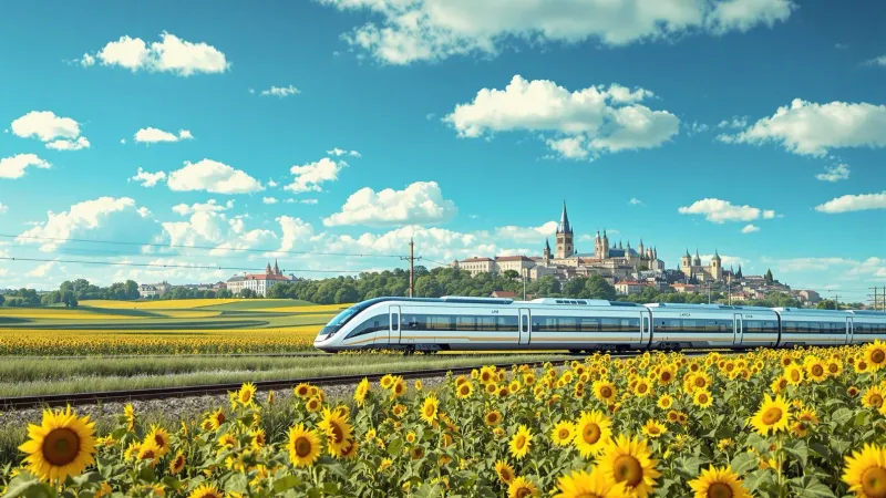 Von Laval nach Bordeaux mit dem Zug