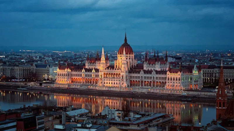 Prague à Budapest en train
