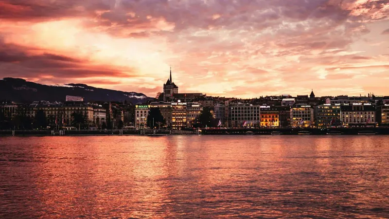 Londres à Genève en train