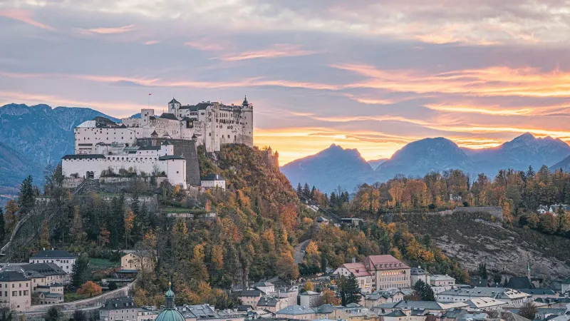 Vienne à Salzburg en train