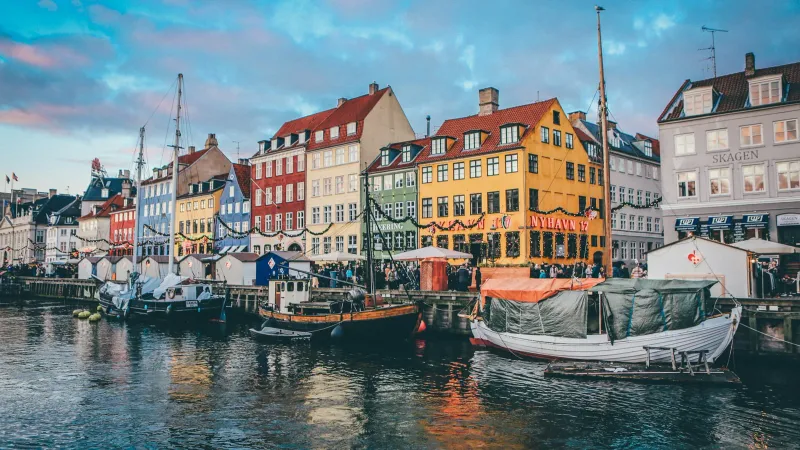 Port de Nyhavn à Copenhague