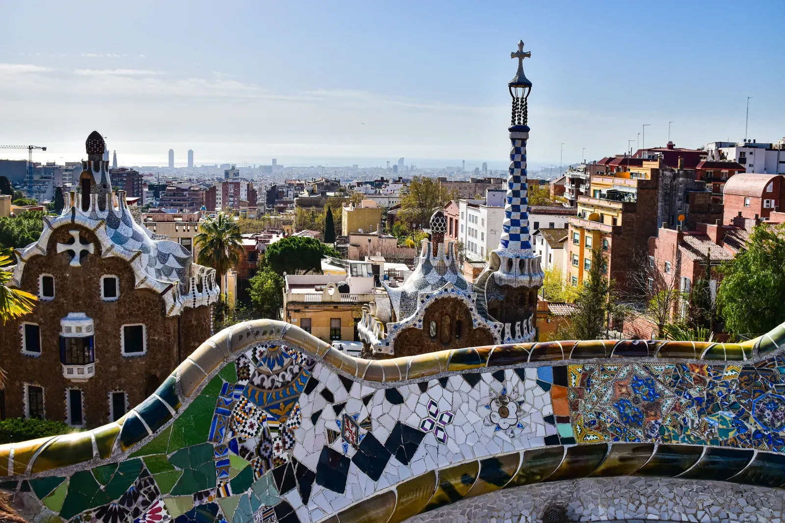 Cityscape of Barcelona, Spain