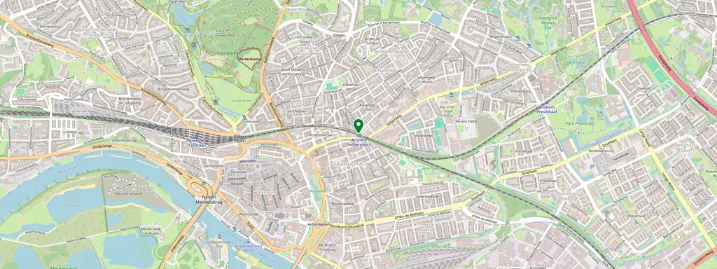 Carte montrant l’emplacement de Arnhem Velperpoort