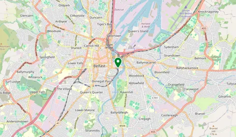 Map showing the location of Lanyon Place