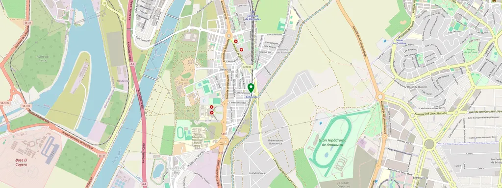 Carte montrant l’emplacement de Bellavista (Sevilla)