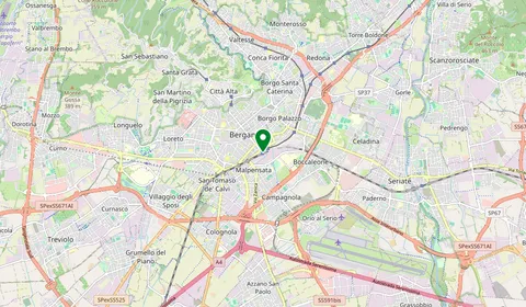 Carte montrant l’emplacement de Bergamo