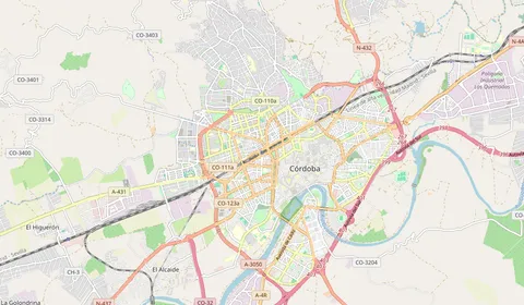 Carte montrant l’emplacement de Córdoba - Julio Anguita