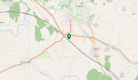 Map showing the location of Cuenca Fernando Zobel
