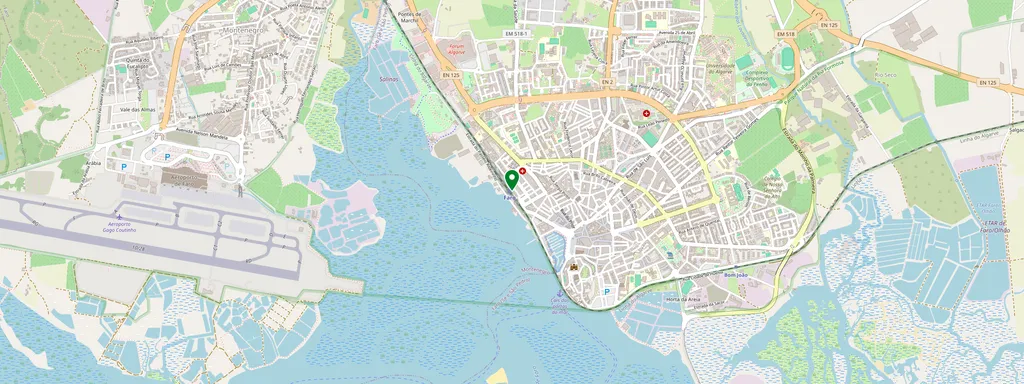 Carte montrant l’emplacement de Faro
