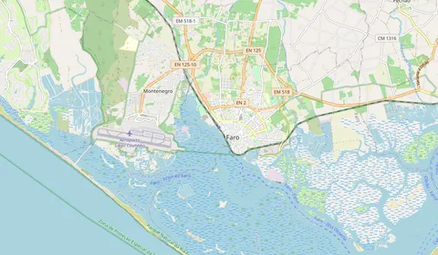 Carte montrant l’emplacement de Faro