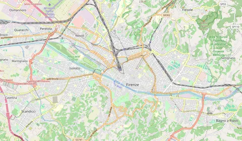 Carte montrant l’emplacement de Firenze Santa Maria Novella