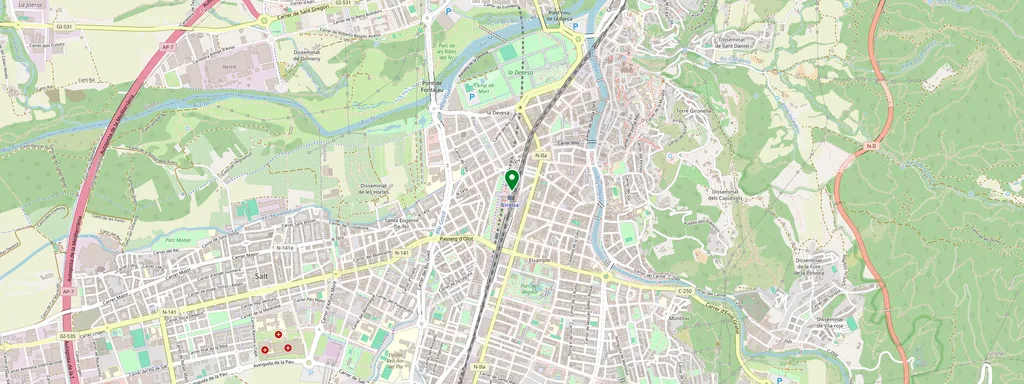 Carte montrant l’emplacement de Girona