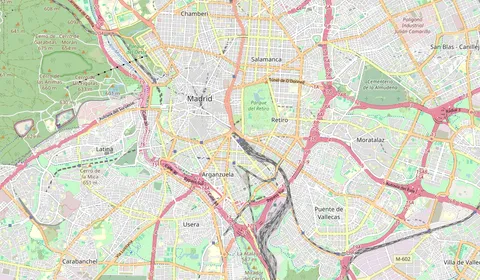 Karte mit der Lage von Madrid Atocha