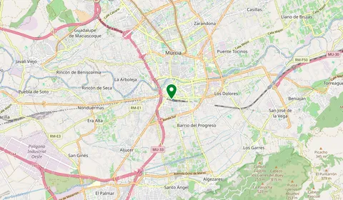 Map showing the location of Murcia del Carmen