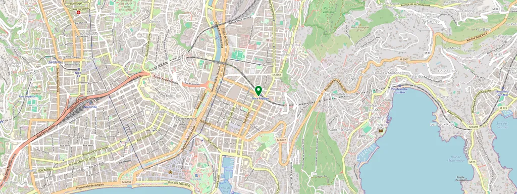 Carte montrant l’emplacement de Nice Riquier
