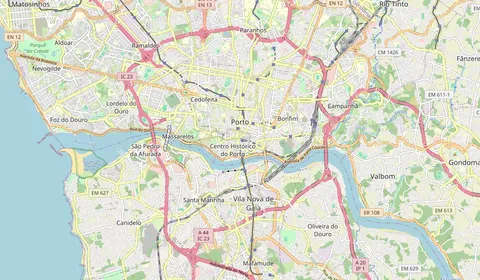 Mappa che mostra la posizione di Porto Sao Bento