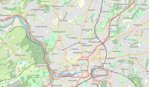 Map showing the location of Redland
