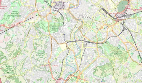 Map showing the location of Roma Trastevere