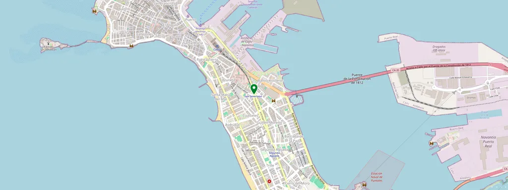 Kaart met de locatie van San Severiano