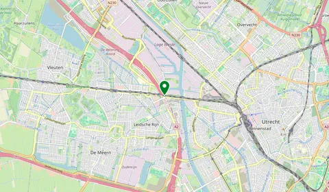 Map showing the location of Utrecht Leidsche Rijn