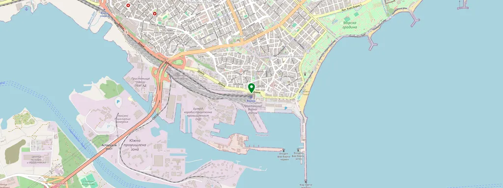 Carte montrant l’emplacement de Varna