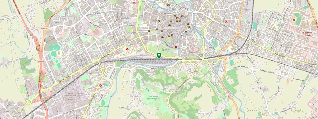 Mappa che mostra la posizione di Vicenza