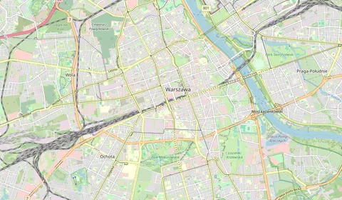 Map showing the location of Warszawa-Centralna